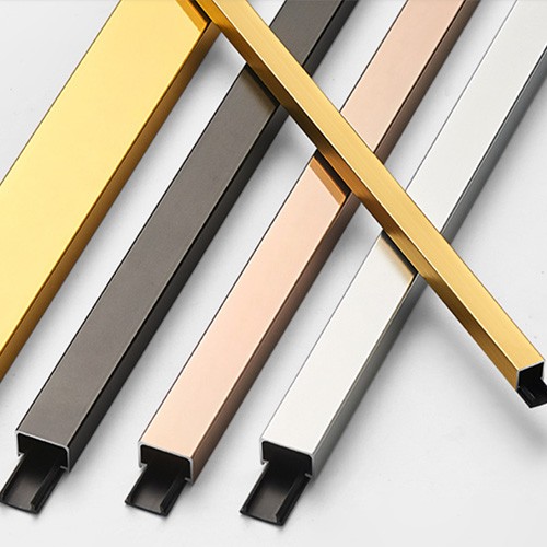 Building materials wall trim u shape decorative metal aluminum trims