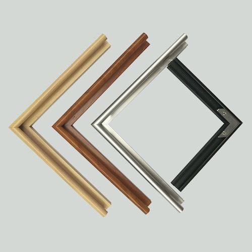 Gold and black painting frame material art decoration art material frame